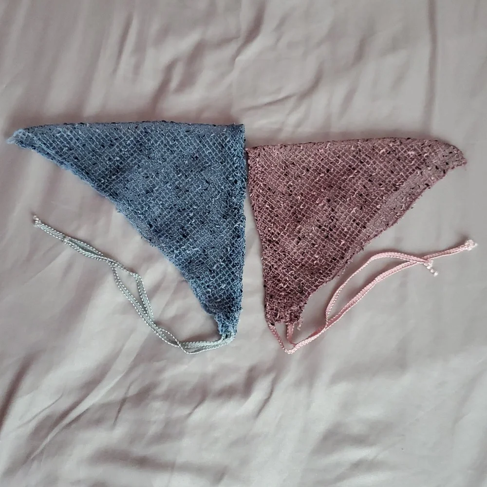 Hair Mesh Scarf Blue, Pink - Picture 1 of 6